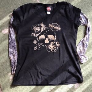 Large Harley Davidson long sleeve shirt